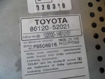 Toyota Yaris Verso Kassetten Radio Autoradio 86120-52021