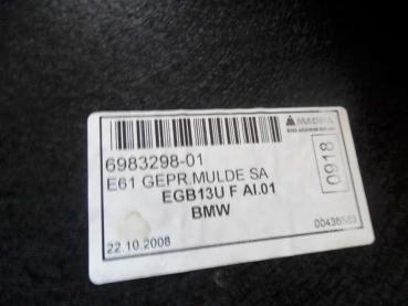 BMW 5er E61 Teppich Ersatzradmulde Kofferraum 6983298