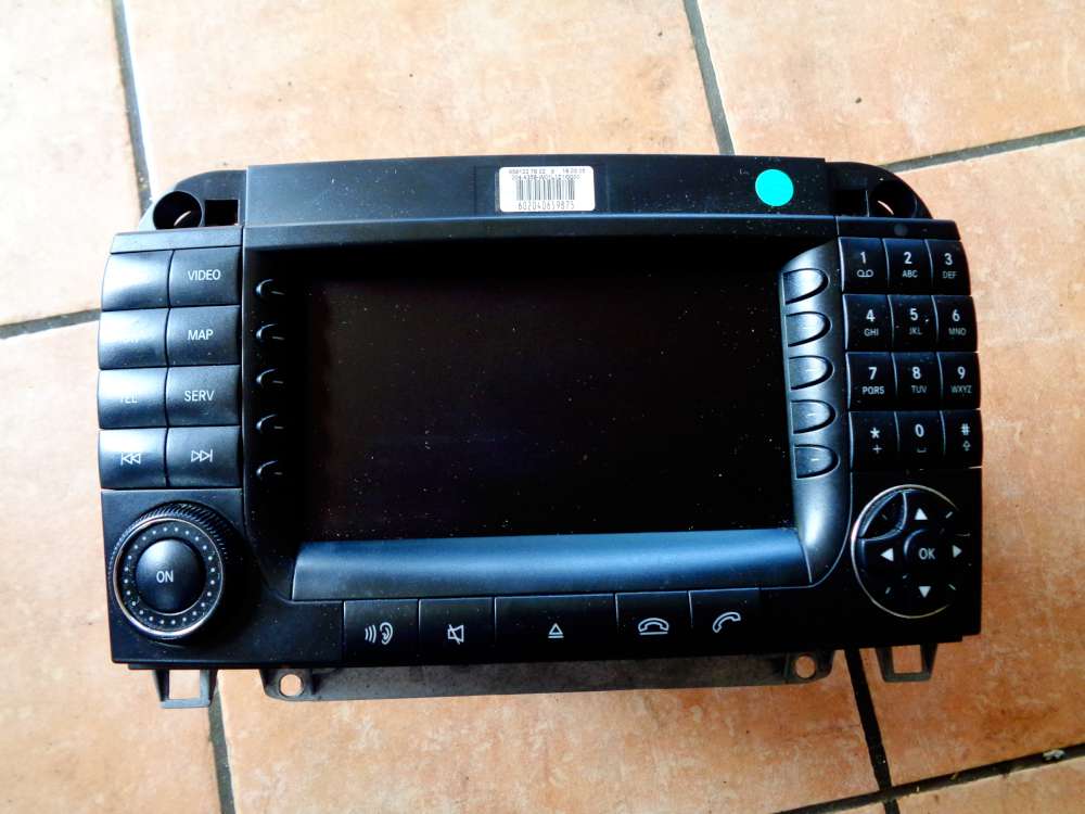 Mercedes Benz S-Klasse W220 Bj:03 Comand Radio Navi A220827414280-000