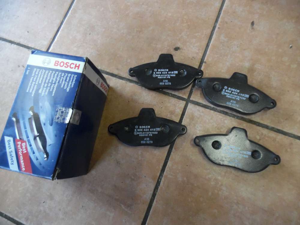 BOSCH Original Bremsbelagsatz Bremsbel?ge Bremskl?tze Vorne 0986424415