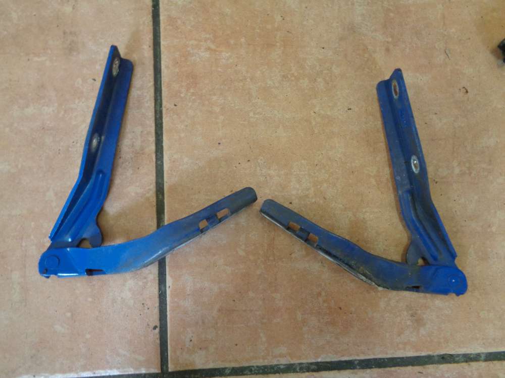 Peugeot 206 Bj:2000 Motorhaube Motorhaubenschanier Links / Rechts Blau EGJ