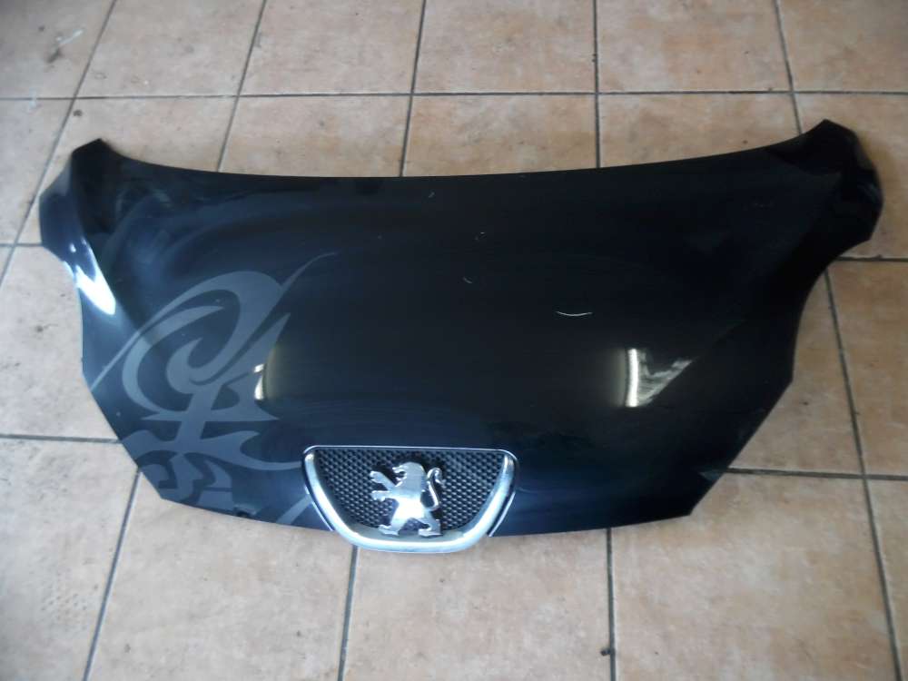 Peugeot 107 Motorhaube Haube Schwarz