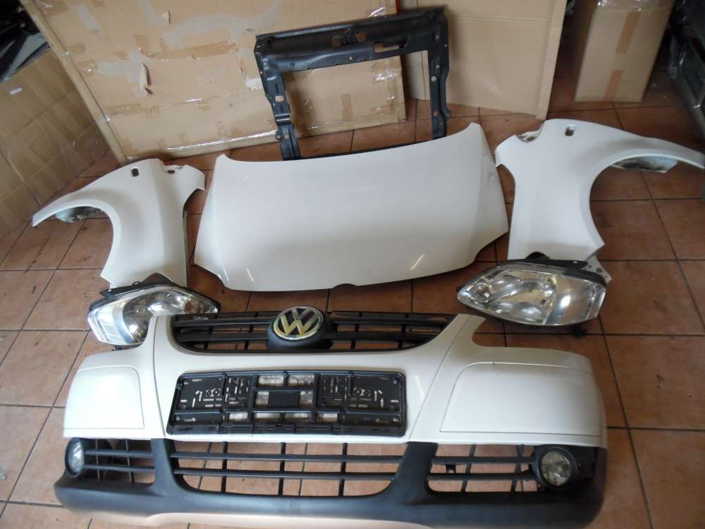 VW Fox 5Z Motorhaube, Kotfl?gel, Sto?stange, Schlo?tr?ger und Scheinwerfer