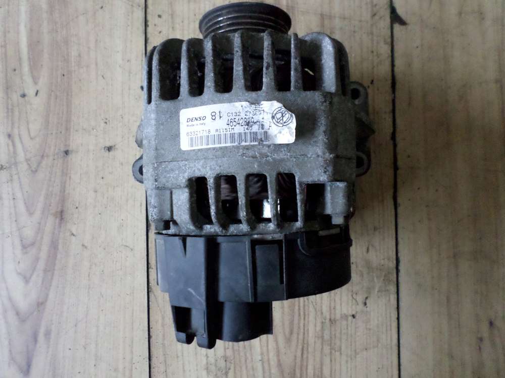 Original Fiat Punto Bj 2001 Lichtmaschine Generator Benziner 46542889