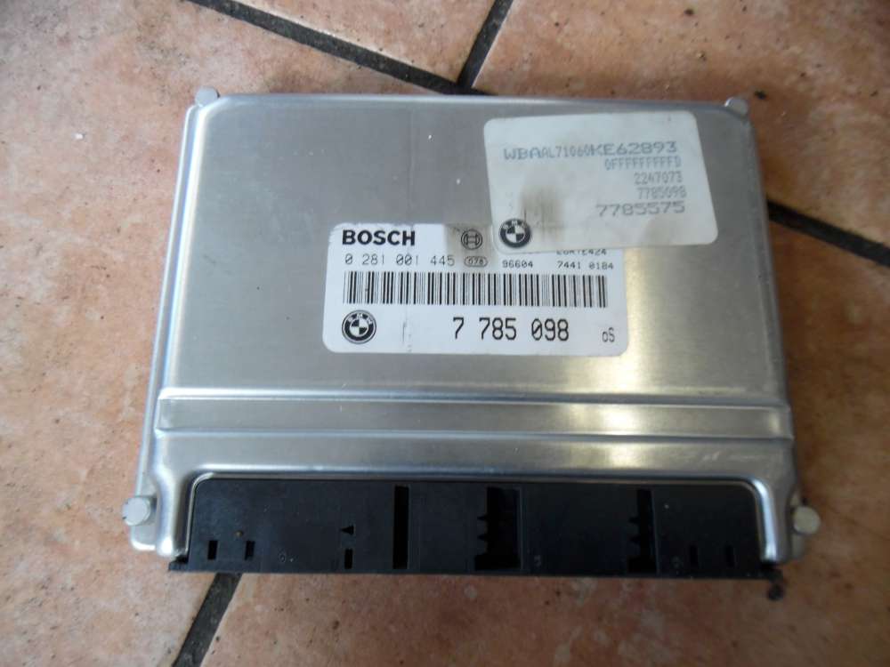 BMW E46 320d Motorsteuerger?t 7785098 Bosch 0281001445