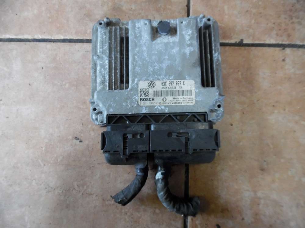 VW Golf V 1K Motorsteuerger?t 03C997057C Bosch 0261S02230