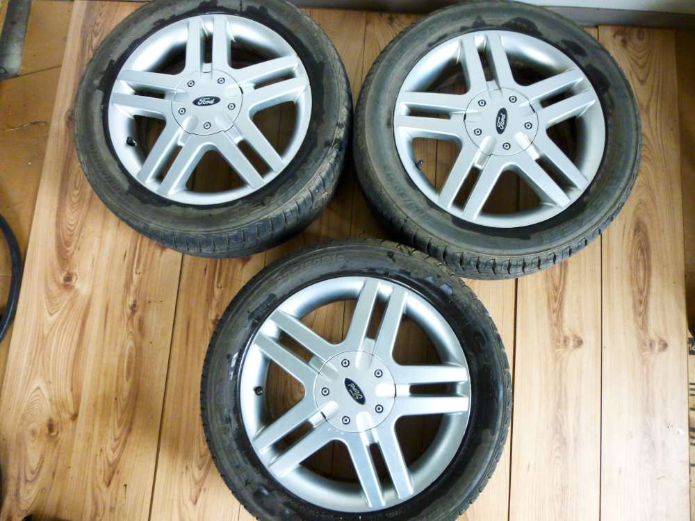 3x Sommerreifen Alufelgen f?r Ford Focus 6Jx16 ET:52,5 205 / 50 R16 87 V 4 Loch