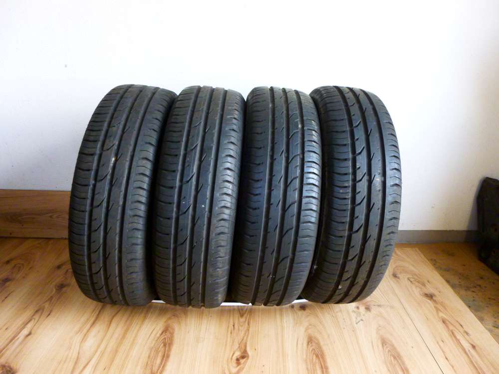 4x 195/65 R15 91V Conti Premium Contact 2 Sommerreifen DOT 0811 Profil Tiefer6-7