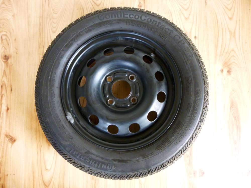 1 x Stahlfelgen Sommerreifen Ford Focus 5.5Jx14H2 ET: 47.5 185/65 R14 86H