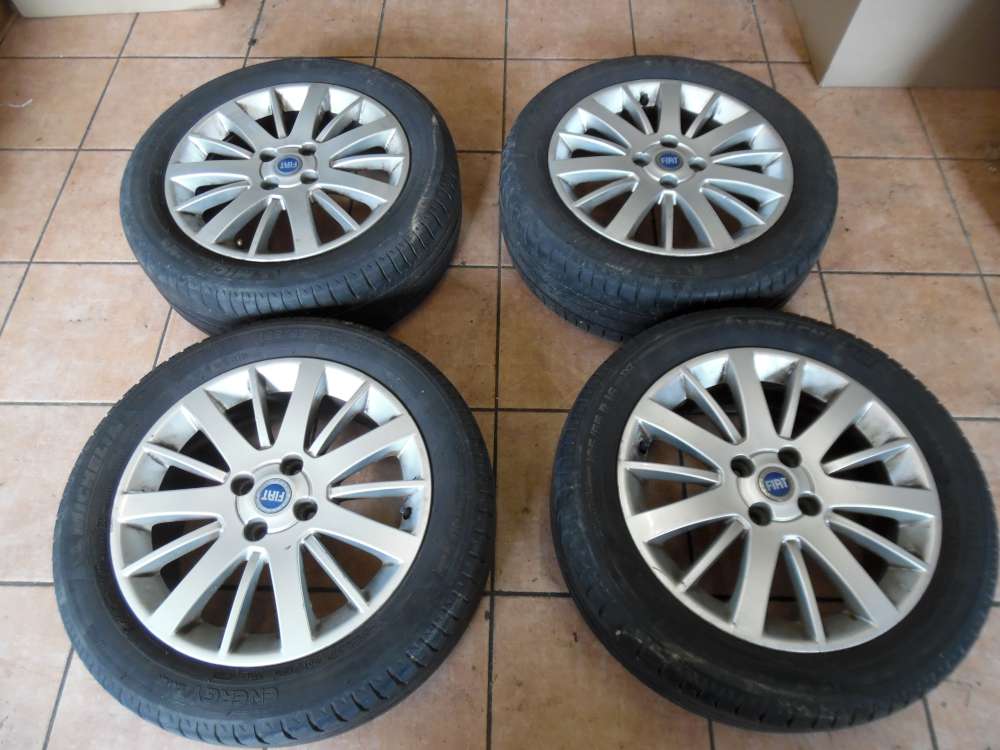 4 x Alufelgen mit Reifen Sommerreifen MICHLIN f?r Fiat Punto 195/ 55R16 87H  6,0Jx16 H2 51732815 ET 45