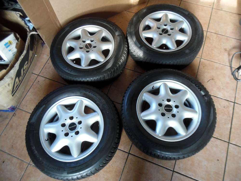 4x Alufelge mit Reifen Winterreifen f?r Mercedes C-Klasse W203 195/65R15 91T 6Jx15H2 ET 31 2034010002