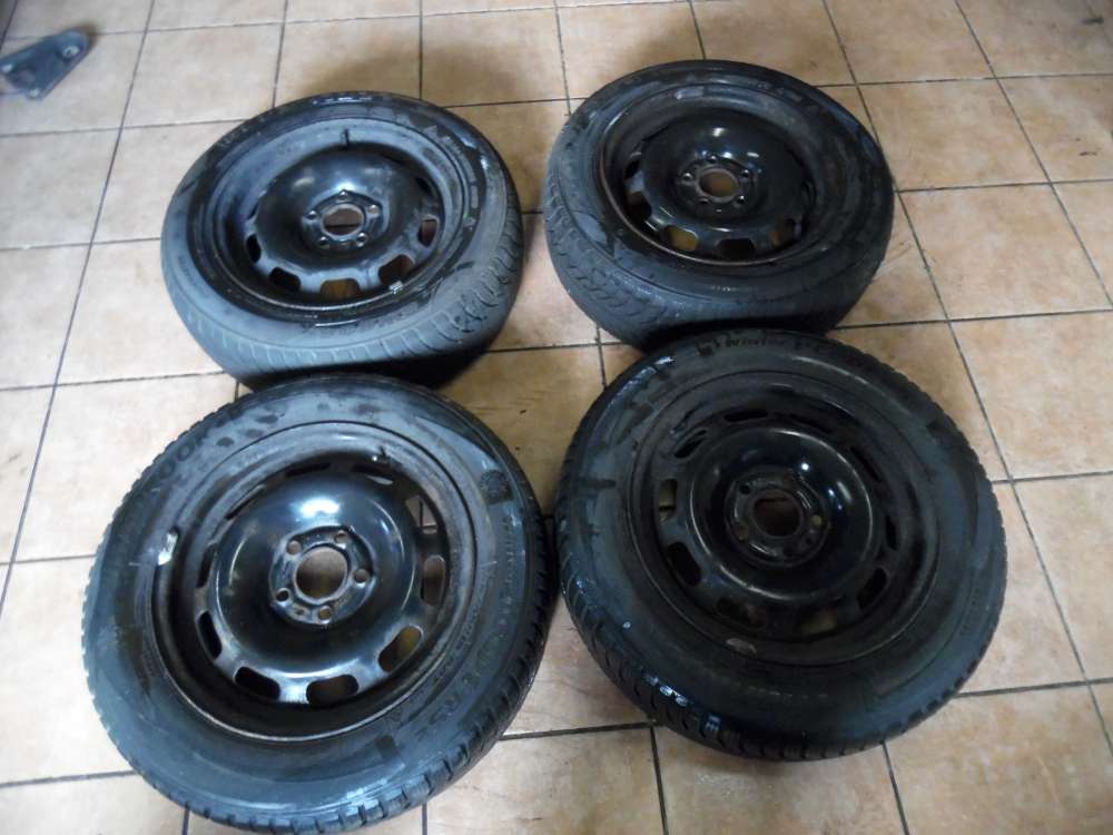 4x Stahlfelge mit Winterreifen Volvo 850 185/55R 15 88T 2x Hankook 1x Goodride SW608 6Jx15 ET43 2150509