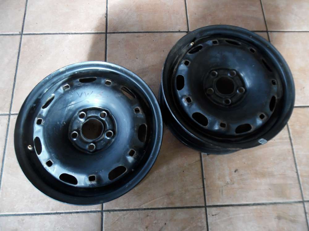 2 x Stahlfelge VW 5Jx14H2 ET35 6Q0601027R