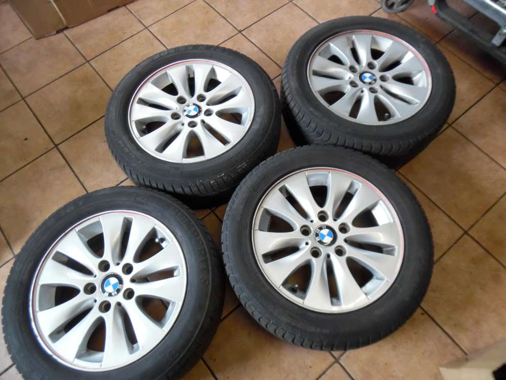 4x Alufelgen mit Winterreifen BMW Semperit 205/55R16 91T 6,5x16 IS42 6779786