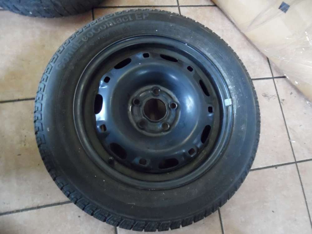 1x Stahlfelgen mit Sommerreifen Continental VW 185/60 R14 82T 6Jx14H2 KBA 43736 ET43 2140921