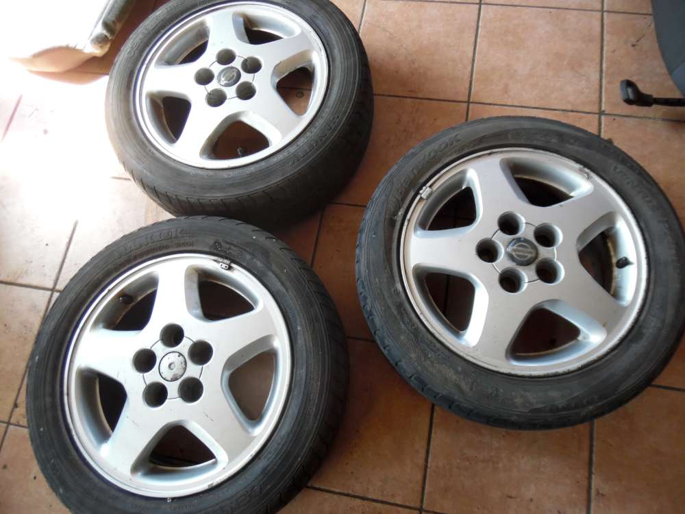 3x Alufelgen ohne Reifen Nissan Almera 16x6,5JJ ET45 5-Loch