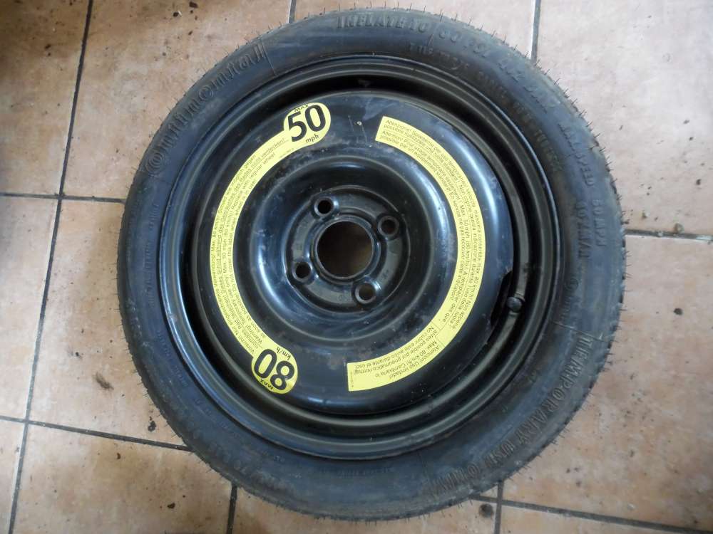 Ersatzrad Reserverad VW Golf 3,5x15H2 ET40 T115/70 R 15 90M 535601025