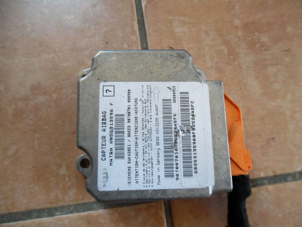 Renault Espace III JE Bj 2001 Airbag Steuerger?t Airbagsteuerger?t 6025313596F