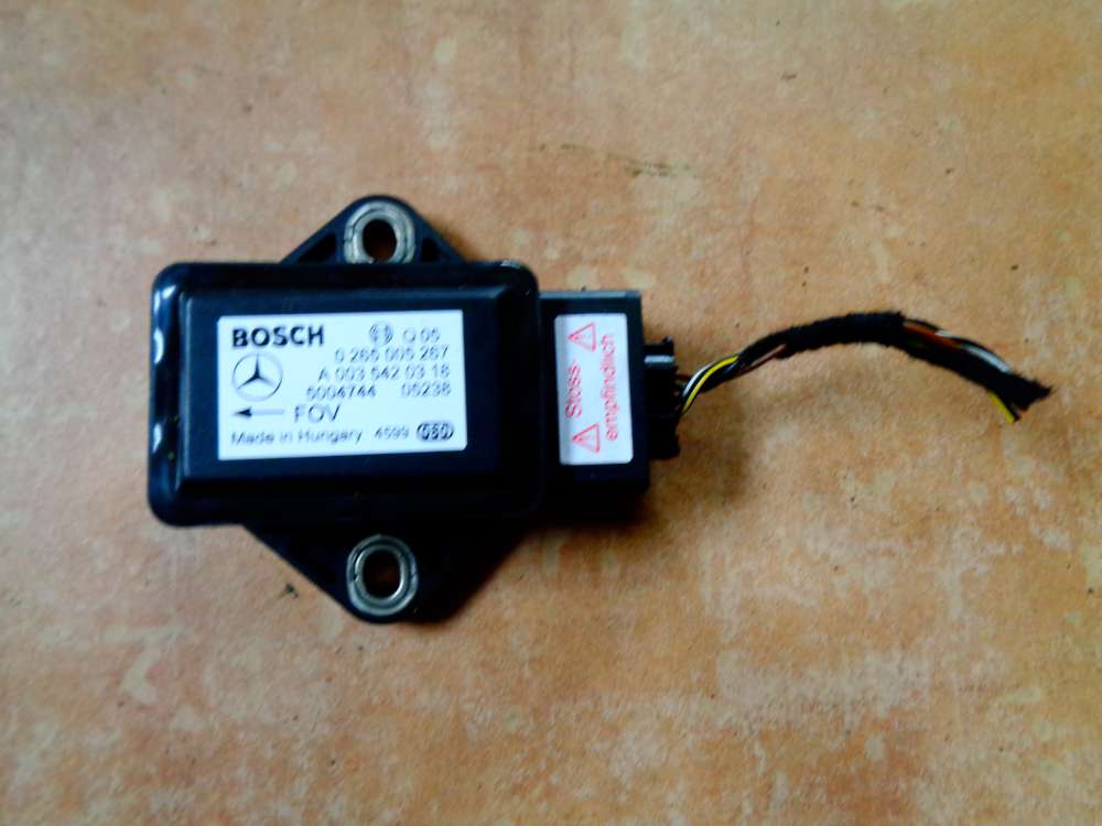 Mercedes W169 A-Klasse A180 Bj:05 Drehratensensor Steuerger?t A0035420318 0265005267