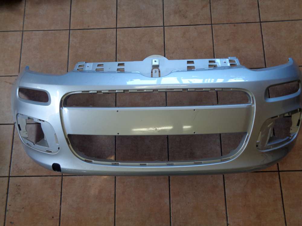 Fiat Panda III Bj:2012 Sto?stange Vorne Front Bumper Silber