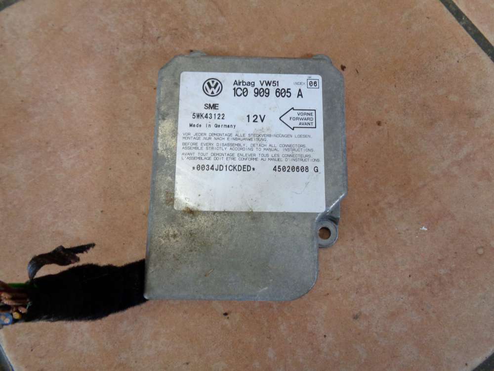 VW Seat Skoda Airbagsteuerger?t 1C0909605A