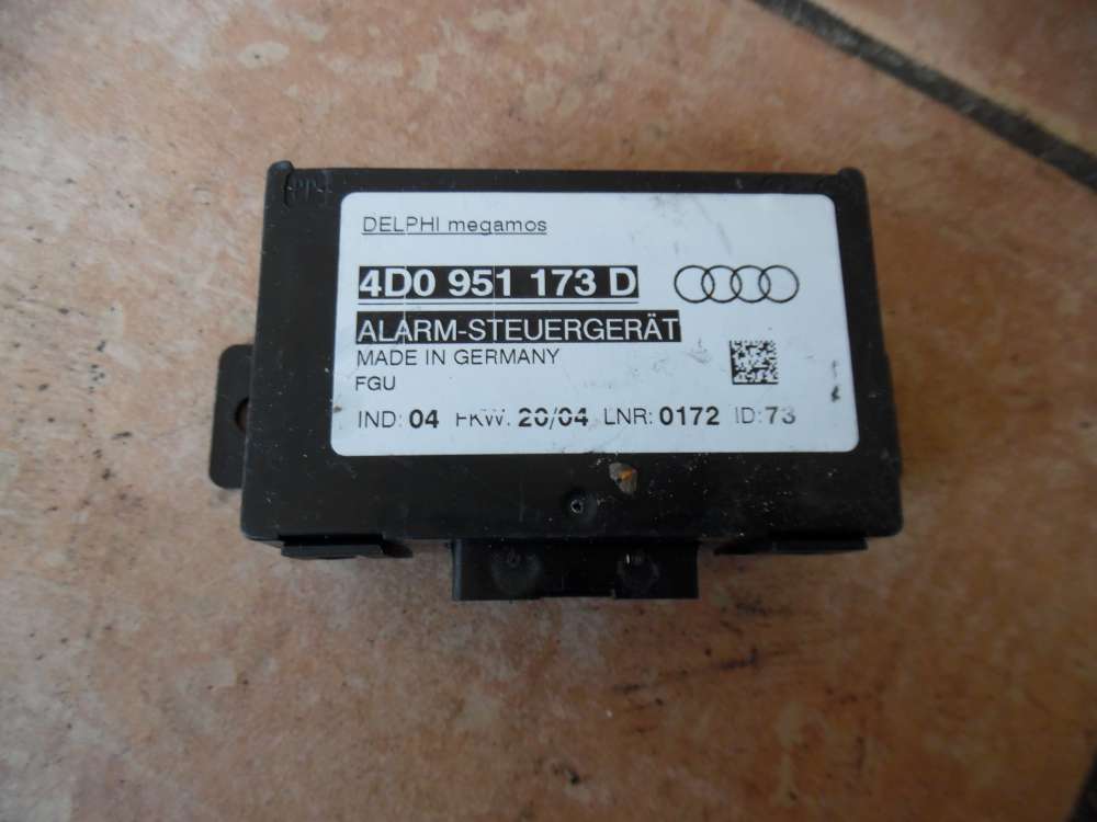 Audi A6 Steuerger?t Alarmanlage 4D0951173D