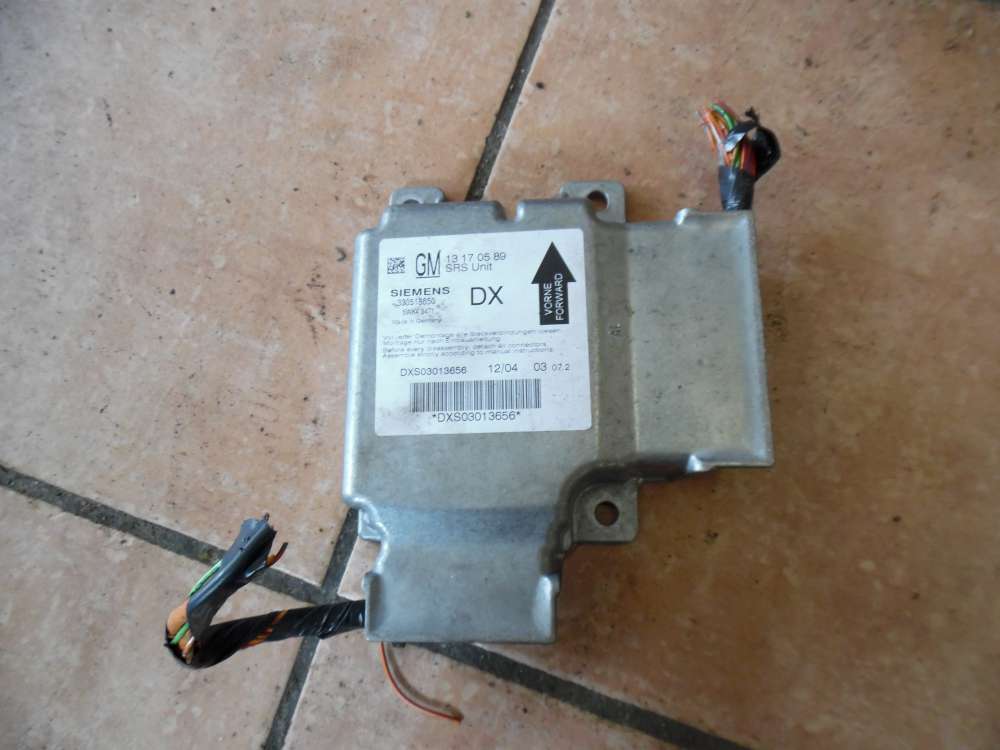 Opel Vectra C Signum Steuerger?t Airbagsteuerger?t 13170589 330518650