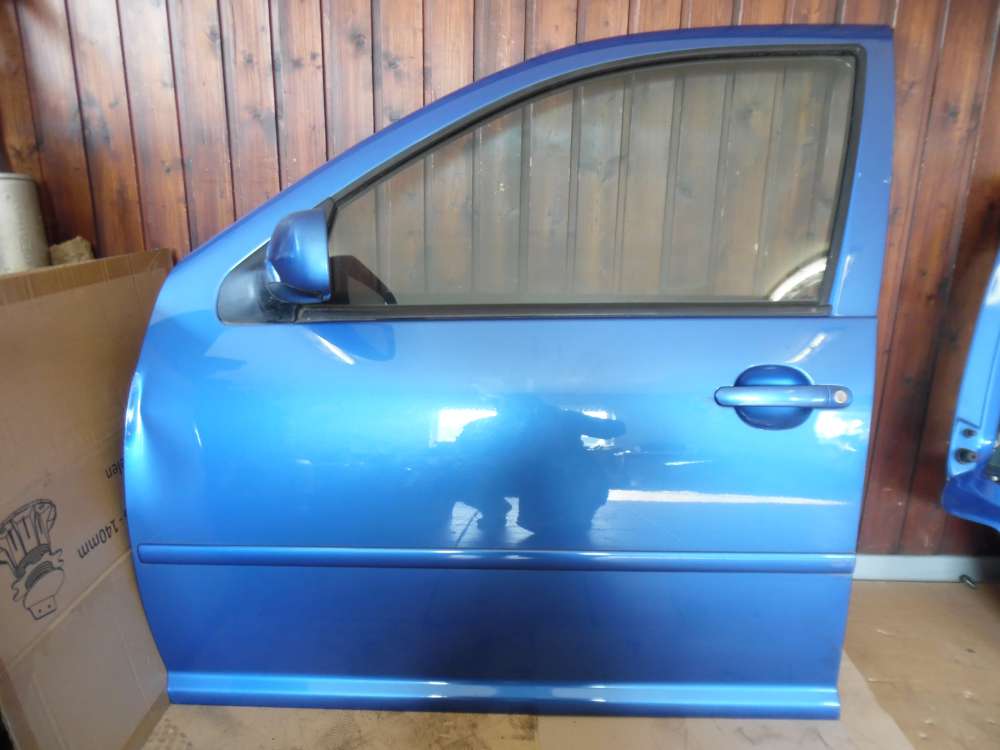 VW Golf IV 1J T?r Vorne Links Blau Farbcod : LW5Y