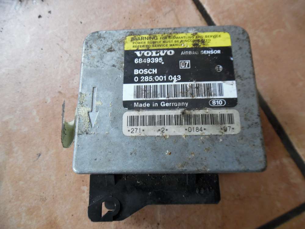 Volvo 850 Airbagsteuerger?t Steuerger?t 6849395 Bosch 0285001043