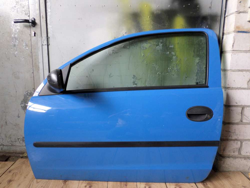 Opel Corsa C Bj 2001 T?r vorne Links 3-T?ren Farbcode: Z20A Blau