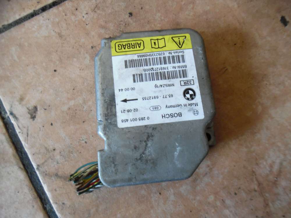 BMW 3er E46 1,8i Airbagsteuerger?t 6912755 Bosch 0285001458