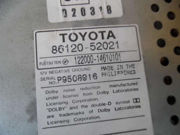 Toyota Yaris Verso Kassetten Radio Autoradio 86120-52021