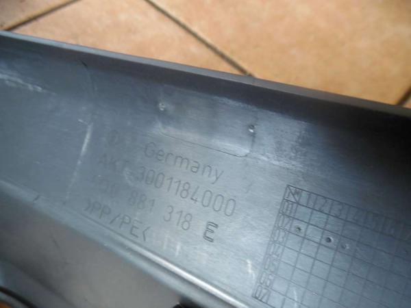 VW Polo 9N Abdeckung Beifahrersitzverkleidung Links 6Q0881318