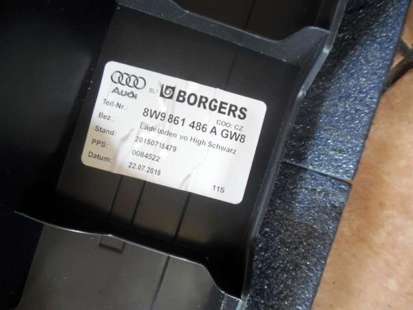 Audi A4 B9 Kombi Kofferraumteppich 8W9861486